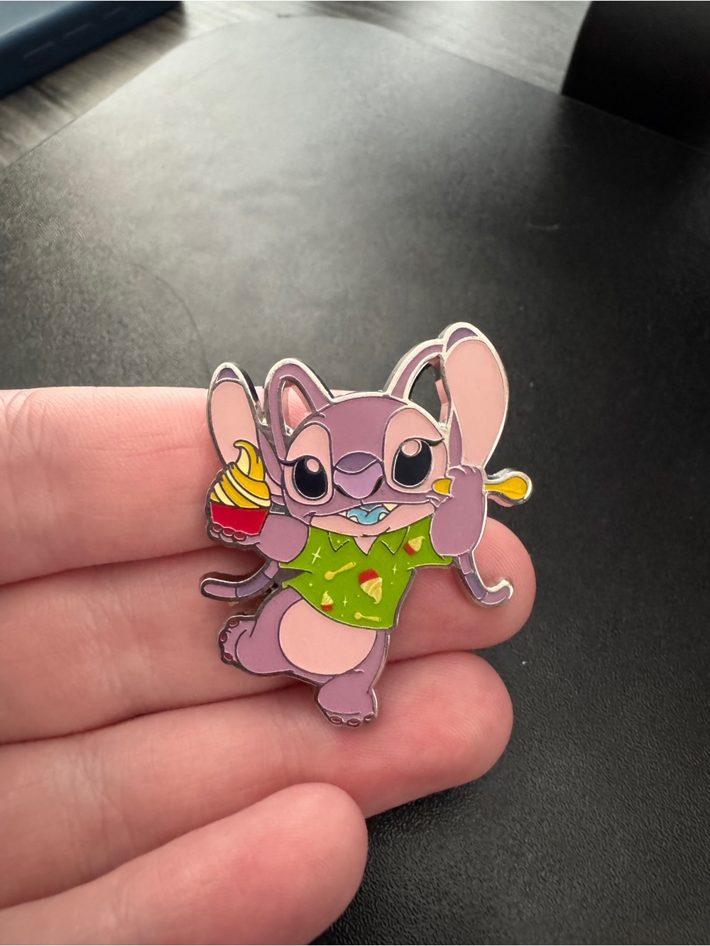 2024 Disney Parks Stitch Attacks Snacks Pin - Angel Dole Whip